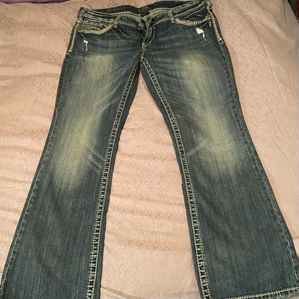 Silver Aiko Jeans